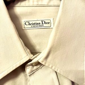 - Men’s vintage Christian Dior dress shirts (2)